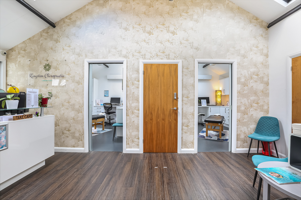 Reception area at Kingston Chiropractic & Wellness Centre