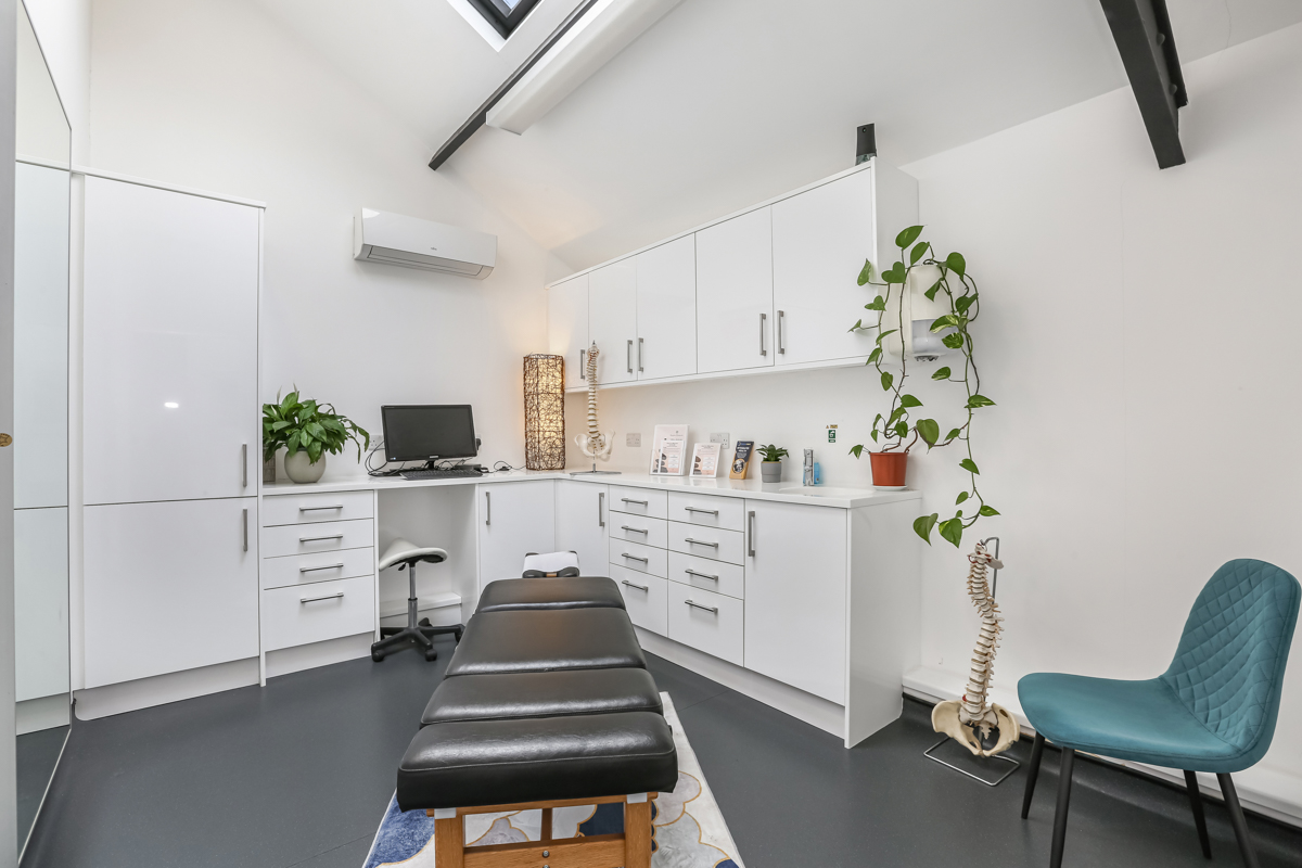 Treatment room at Kingston Chiropractic